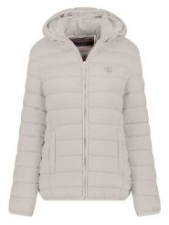 Geographical Norway Kurtka pikowana w kolorze szarym rozmiar: S. Szare kurtki damskie Geographical Norway, s, bez wzorów, bez kaptura. Za 162.11 zł.