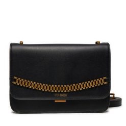 Torebka Steve Madden. Czarne listonoszki damskie Steve Madden, bez wzorów, bez dodatków. Za 439.99 zł.