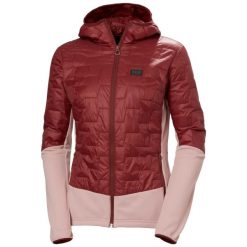 Hybridowa kurtka narciarska damska Helly Hansen Lifaloft. Czerwone kurtki damskie Helly Hansen, xl, bez wzorów, z elastanu, bez kaptura. Za 766.50 zł.
