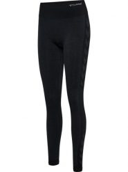 Damskie legginsy bezszwowe Hummel MT Shine. Czarne legginsy damskie Hummel, m, bez wzorów, z materiału. Za 178.10 zł.