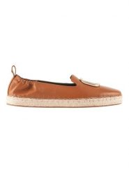 Högl Skórzane espadryle w kolorze pomarańczowym rozmiar: 40. Pomarańczowe espadryle damskie Högl, bez wzorów, bez obcasa. Za 289.88 zł.