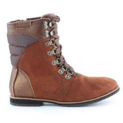 Buty Columbia Twentythird Ave Wp Mid W BL2769-256 brązowe. Brązowe botki damskie z gumy, bez obcasa, bez zapięcia. Za 544.84 zł.