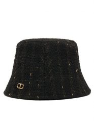 TWINSET Kapelusz 242TO5432 Czarny. Czarne kapelusze damskie Twinset, bez wzorów, z materiału. Za 359.99 zł.