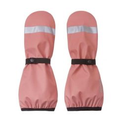 Rękawice przeciwdeszczowe Reima Puro. Czerwone rękawiczki damskie Reima, bez wzorów. Za 69.99 zł.