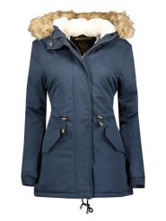 ANAPURNA Parka "Ampuriana" w kolorze granatowym rozmiar: M. Niebieskie parki damskie ANAPURNA, m, bez kaptura. Za 248.39 zł.