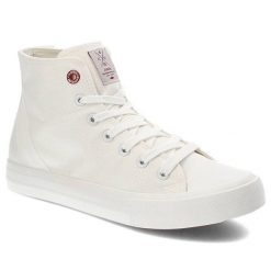 Białe Trampki Cross Jeans Damskie Wygodne Obuwie. Białe trampki damskie Cross Jeans, bez wzorów, z jeansu, bez zapięcia. Za 159.00 zł.