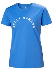 Helly Hansen Koszulka funkcyjna "F2F Cotton Tee 2.0" w kolorze niebieskim rozmiar: S. Niebieskie koszulki damskie Helly Hansen, s, bez wzorów, z bawełny, bez kołnierzyka, bez ramiączek. Za 83.42 zł.