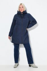 Damskie Kurtka funkcyjna HYPRAR wodoodporna kaptur. Czarne kurtki damskie Ulla Popken, plus size, bez wzorów, z materiału, bez kaptura. Za 639.99 zł.