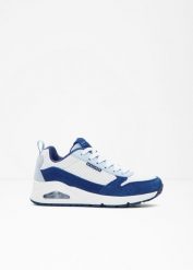 Sneakersy Skechers z pianką memory. Białe obuwie sportowe casual damskie bonprix. Za 379.99 zł.