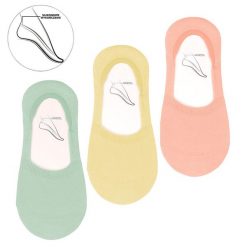 Stopki Damskie Moraj Mix Kolor 3 Pary. Brązowe skarpetki damskie Moraj, bez wzorów, z bawełny. Za 29.99 zł.