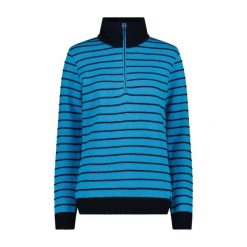 Sweter damski CMP. Niebieskie swetry klasyczne damskie CMP, na zimę, bez kołnierzyka. Za 340.00 zł.