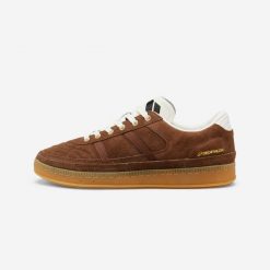 Sneakersy unisex Player 80 zamszowe Late Bloomers. Białe obuwie sportowe damskie Decathlon, na lato, z gumy, bez zapięcia, trekkingowe. Za 299.99 zł.