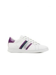 Geox Skórzane sneakersy "Jaysen" w kolorze biało-fioletowo-srebrnym rozmiar: 38. Białe obuwie sportowe damskie Geox, z materiału, bez zapięcia. Za 228.38 zł.