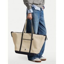 Torebka Polo Ralph Lauren. Brązowe shopper bag Polo Ralph Lauren, bez dodatków. Za 1,599.00 zł.