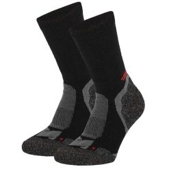 Skarpety turystyczne - Wełna Merino - Multi czarny - 2 pary. Czarne skarpetki damskie XTREME, bez wzorów, z wełny. Za 128.95 zł.