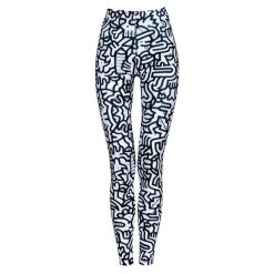 Legginsy sportowe damskie DEEP TRIP Dudle. Czarne legginsy damskie DEEP TRIP, l, bez wzorów, z elastanu. Za 179.00 zł.