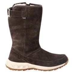 Buty trekkingowe damskie Jack Wolfskin Queenstown Texapore. Brązowe obuwie trekkingowe damskie Jack Wolfskin, bez zapięcia. Za 422.24 zł.