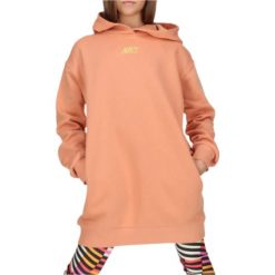 Bluza polarowa Nike Club. Brązowe sukienki damskie Nike, bez wzorów, z dresówki, sportowe, bez ramiączek. Za 228.99 zł.