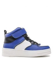 Jenny Fairy Sneakersy WS5806-01 Granatowy. Niebieskie obuwie sportowe damskie Jenny Fairy, ze skóry, bez zapięcia. Za 79.99 zł.