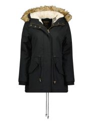 Canadian Peak Parka "Ampurieak" w kolorze czarnym rozmiar: XL. Czarne parki damskie Canadian Peak, xl, bez kaptura. Za 285.49 zł.