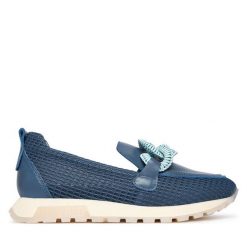 Mokasyny Hispanitas. Niebieskie mokasyny damskie Hispanitas, bez obcasa. Za 639.99 zł.