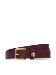 LAUREN RALPH LAUREN Pasek 412968763008 Brązowy. Brązowe paski damskie Lauren Ralph Lauren, bez wzorów, ze skóry. Za 419.99 zł.