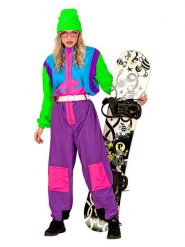 Carnival Party Kombinezon kostiumowy "Snowboarder" ze wzorem rozmiar: M. Kombinezony damskie Carnival Party, m, bez wzorów, bez kołnierzyka, bez ramiączek. Za 96.60 zł.