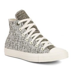 Trampki damskie Converse Chuck Taylor All Star Hi. Brązowe trampki damskie Converse, bez wzorów, bez zapięcia. Za 229.99 zł.