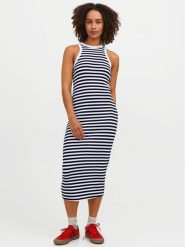 JJXX Sukienka letnia Forest 12249666 Granatowy Slim Fit. Niebieskie sukienki damskie JJXX, bez wzorów, z bawełny, bez ramiączek. Za 129.99 zł.