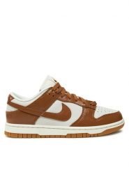 Nike Sneakersy Dunk Low Lx FJ2260 001 Brązowy. Brązowe obuwie sportowe damskie Nike, ze skóry, bez zapięcia. Za 439.99 zł.