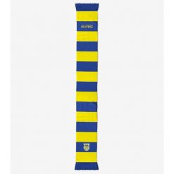 Szalik pasiak z herbem Arka Gdynia. Szaliki damskie NO BRAND, bez wzorów, z materiału. Za 64.99 zł.