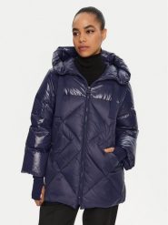 Marella Kurtka puchowa Guido 2423486025 Granatowy Regular Fit. Niebieskie kurtki damskie Marella, bez wzorów, z puchu, bez kaptura. Za 1,469.00 zł.
