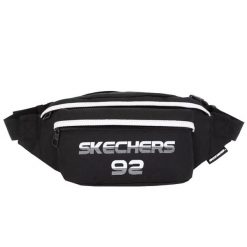 Torebka nerka sportowa dla dorosłych Skechers Downtown Waist Bag pojemność 4 L. Czarne nerki i saszetki damskie Skechers, bez wzorów, z materiału. Za 59.99 zł.