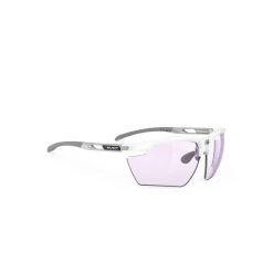 Okulary Rudy Project MAGNUS WHITE GLOSS - Impactx™ Photochromic 2 Laser Purple. Białe okulary przeciwsłoneczne damskie Rudy Project. W wyprzedaży za 911.50 zł.
