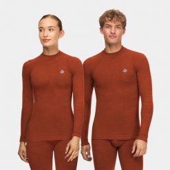 Bluza termoaktywne unisex Alpinus Merino Aoraki. Brązowe bluzy damskie Alpinus, na zimę, s, bez wzorów, bez kaptura. Za 300.99 zł.