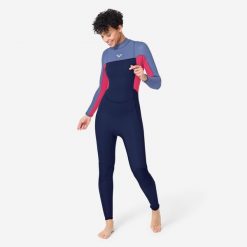 Pianka surfingowa damska Roxy Prologue z neoprenu 4/3 mm. Czerwone kombinezony damskie Roxy, s, bez wzorów, z elastanu, sportowe, bez kołnierzyka, bez ramiączek, długie. Za 699.99 zł.