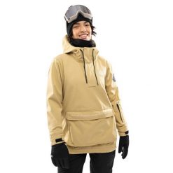 Damska kurtka snowboardowa Sporty zimowe Siroko W3-W Kamui. Brązowe kurtki sportowe damskie SIROKO, na zimę, bez wzorów, z softshellu, bez kaptura. Za 673.00 zł.