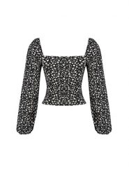 Trendyol Bluzka w kolorze czarnym rozmiar: S. Czarne bluzki damskie Trendyol, s, bez wzorów, bez kołnierzyka, bez ramiączek. Za 56.53 zł.