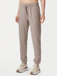 EA7 Emporio Armani Spodnie dresowe 8NTP66 TJ9RZ U6100 Beżowy ciemny Regular Fit. Brązowe spodnie dresowe damskie EA7 Emporio Armani, l, bez wzorów, z dresówki. Za 514.99 zł.