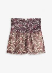 Spódnica mini. Brązowe spódnice damskie bonprix, bez wzorów, mini. Za 27.99 zł.