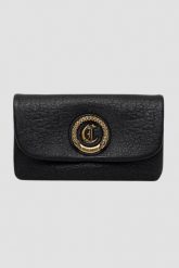 JUST CAVALLI Czarna torebka Range N Soft Gothic - Style 3. Czarne torebki wieczorowe damskie Just Cavalli, bez wzorów, ze skóry, bez dodatków. W wyprzedaży za 599.99 zł.