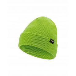 Ciepła czapka beanie z wełną merino Core Run CEP. Zielone czapki damskie CEP, na zimę, bez wzorów, z poliamidu. Za 119.00 zł.