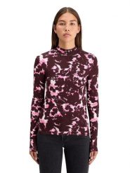 Scotch & Soda Koszulka w kolorze bordowo-różowym rozmiar: L. Czerwone koszulki damskie Scotch & Soda, l, bez wzorów, bez kołnierzyka, bez ramiączek. Za 100.52 zł.