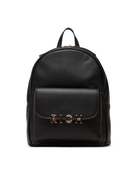John Richmond Plecak RWP25158ZA Czarny. Czarne plecaki John Richmond, bez wzorów, ze skóry. Za 369.99 zł.