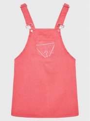 Guess Sukienka codzienna J3GK00 WFGB0 Różowy Regular Fit. Czerwone sukienki dziewczęce Guess, z aplikacjami, z bawełny, bez ramiączek, proste. Za 289.99 zł.