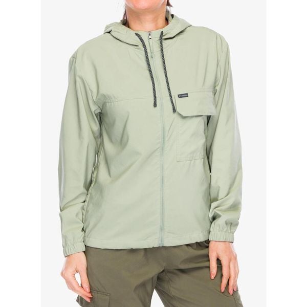 Bluza rozpinana damska Columbia Skien Valley Hooded LS Shirt. Zielone bluzy damskie Columbia, m, bez wzorów, bez kaptura. Za 303.99 zł.