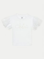 OVS T-Shirt 1984384 Biały Regular Fit. Białe koszulki i t-shirty dziewczęce OVS, bez wzorów, z bawełny, bez kołnierzyka, bez ramiączek. Za 49.99 zł.