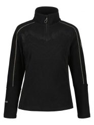 Icepeak Bluza polarowa "Fults" w kolorze czarnym rozmiar: L. Czarne bluzy damskie Icepeak, l, bez wzorów, z materiału, bez kaptura. Za 143.56 zł.