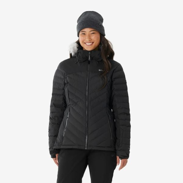 Kurtka narciarska i snowboardowa damska Colombia Kennewick Crossing. Kurtki damskie Columbia, na zimę, xl, bez wzorów, z tkaniny, bez kaptura. W wyprzedaży za 799.99 zł.