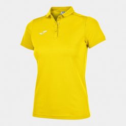 Koszulka polo do tenisa damska Joma Hobby. Żółte koszulki damskie Joma, s, bez wzorów, bez kołnierzyka, bez ramiączek. W wyprzedaży za 111.15 zł.